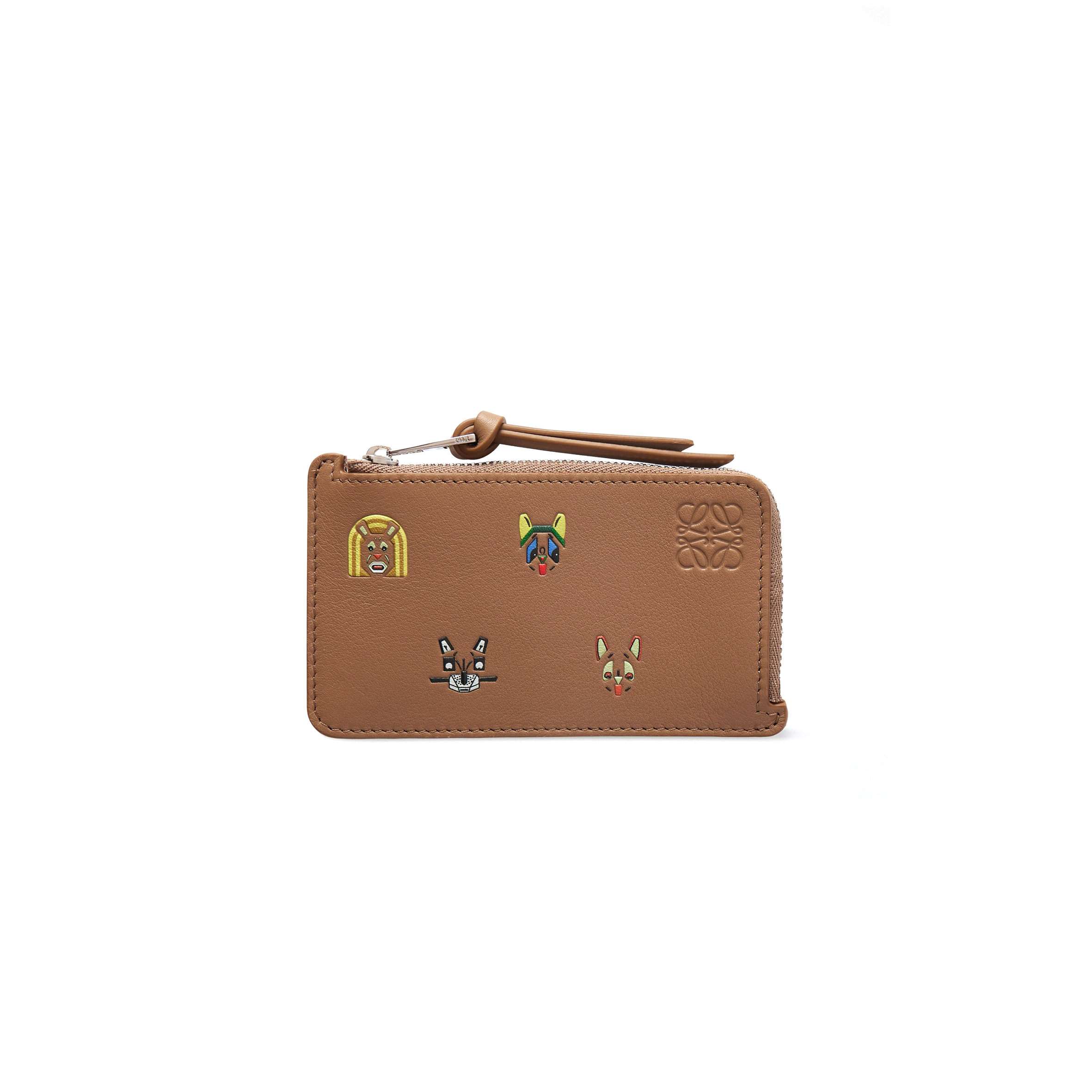 LOEWE CATS COIN CARDHOLDER IN CLASSIC CALFSKIN C643Z40XAH (13*7.5cm)